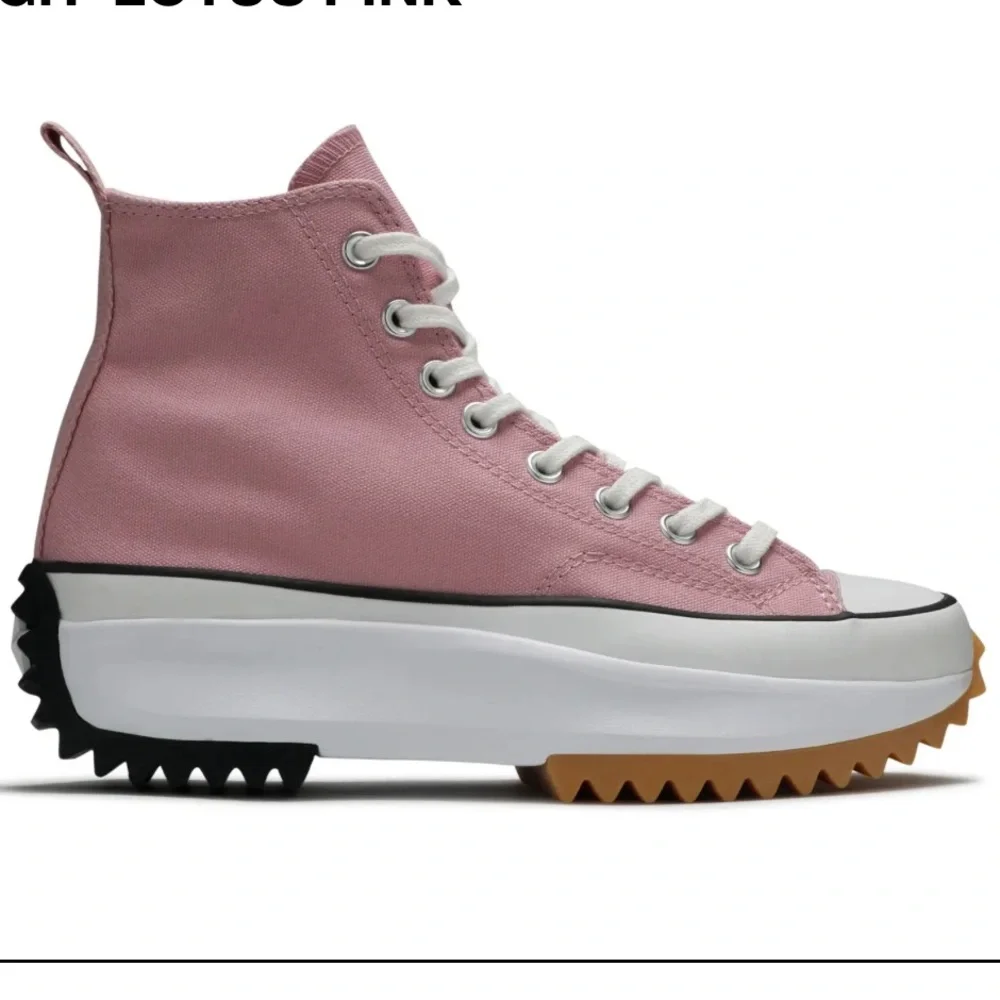 Converse Women's Run Star Hike High Top Sneakers Lotus Pink 8.5 - Picture 2 of 9